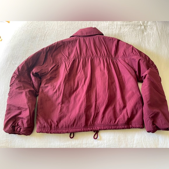 NWOT Free People Off The Bleachers Coach Jacket by FP Movement with Buti Logo - Picture 4 of 16